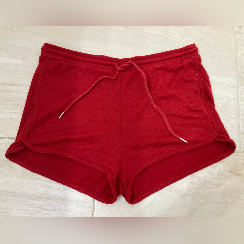 4/$30 Wilfred Free Red Drawstring Shorts SzM
